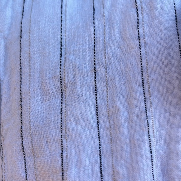 100% linen striped jacket size medium - Picture 4 of 8